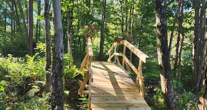 Nauti river cabin on Deer river Brasher with A/C and wifi