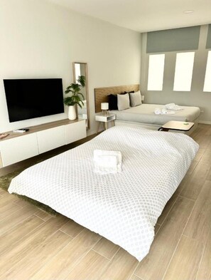 1 bedroom, iron/ironing board, travel crib, free WiFi