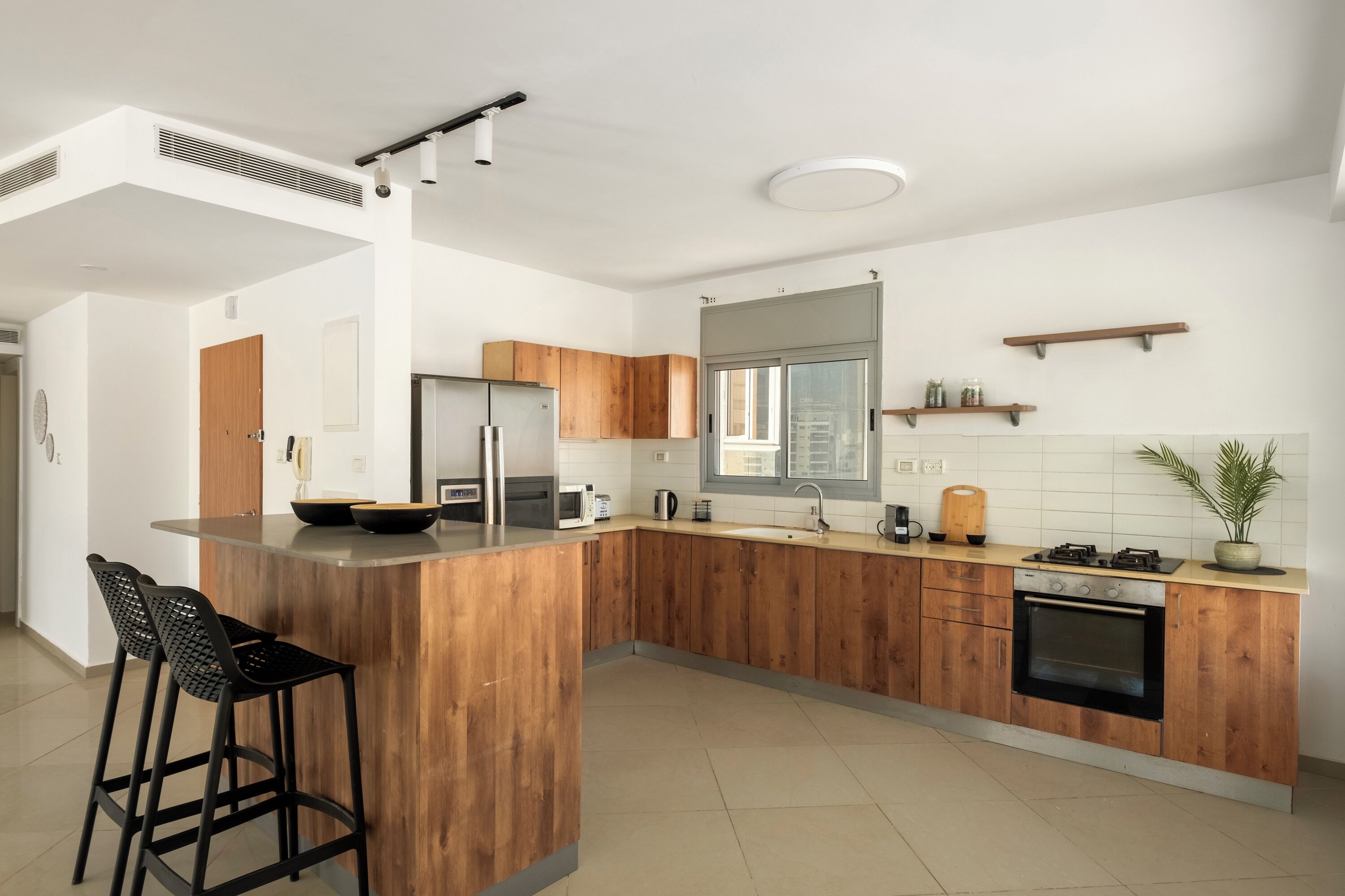 Apartemen, pemandangan laut | Dapur pribadi