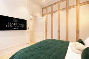 1 chambre, lit parapluie, Wi-Fi, draps fournis