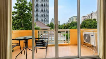 Superior Double Room, City View | Terrace/patio