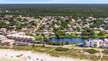 Beach nearby, white sand