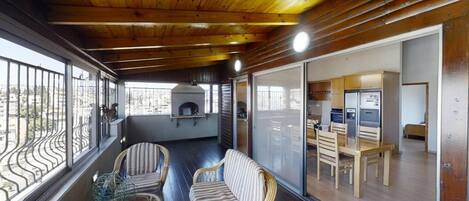 Departamento, 1 habitación, para fumadores, balcón | Balcón