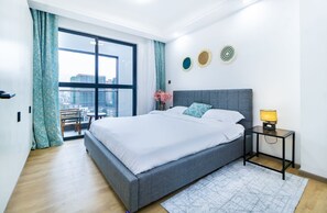 2 chambres, fer et planche à repasser, Wi-Fi, draps fournis