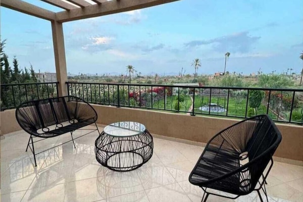 Villa, Balcony | Living area