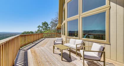 Deck + Views: Scenic Yosemite Lakes Retreat