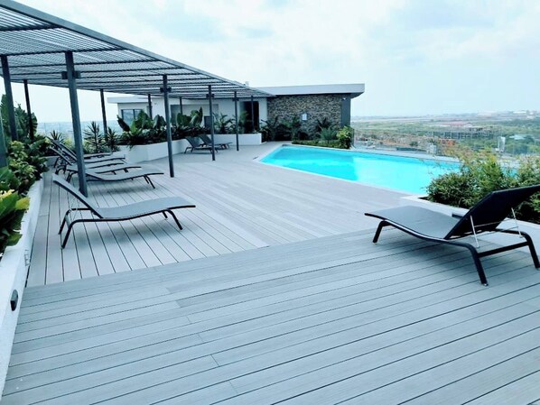 Apartment, 2 Bedrooms, Smoking, Balcony | Pool