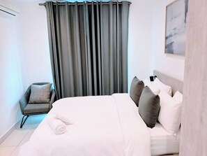 아파트, 침실 2개, 흡연, 발코니 | 2 개의 침실, 방음 설비