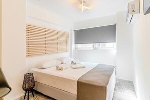 1 bedroom, iron/ironing board, WiFi, bed sheets - AcroLofts M62 - Budget Room, 300m from Metro Station (Athina)