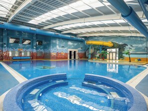 Indoor pool, outdoor pool