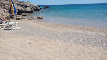 Vlak bij het strand