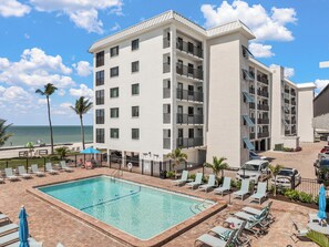 A heated pool - Seaside 310 | Sought-After Corner Condo w. Views (Fort Myers Beach)