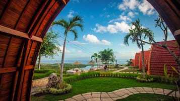 Chambre Luxe, vue océan | Vue depuis le balcon