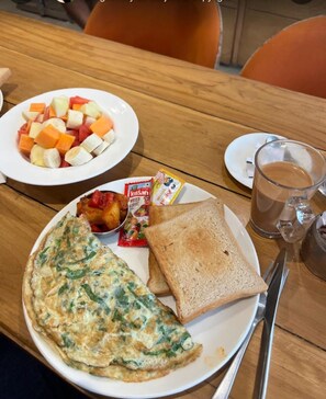 Daily buffet breakfast (INR 200 per person)