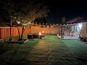 Terrace/patio - Charming 3-bedroom house with WiFi, AC in superb Palmdale (Palmdale)