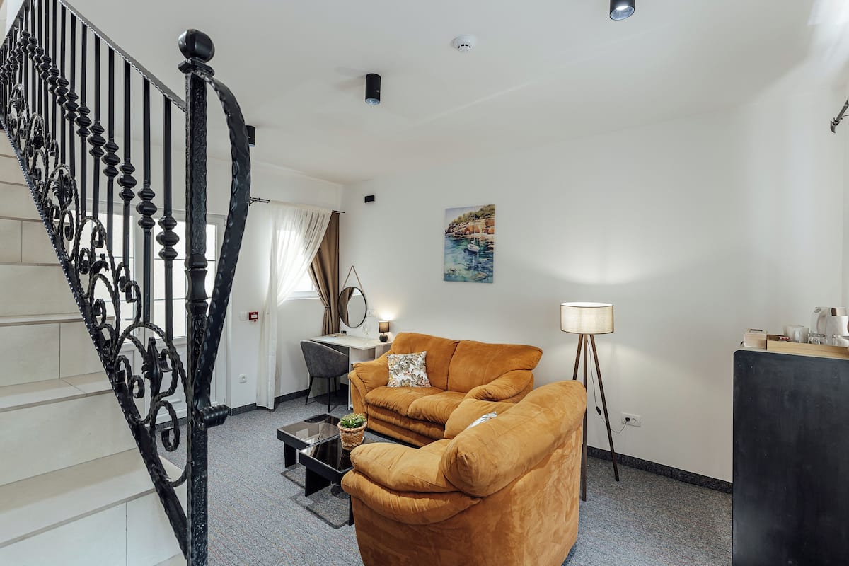 Comfort suite | 1 slaapkamer, luxe beddengoed, bedden met traagschuimmatras