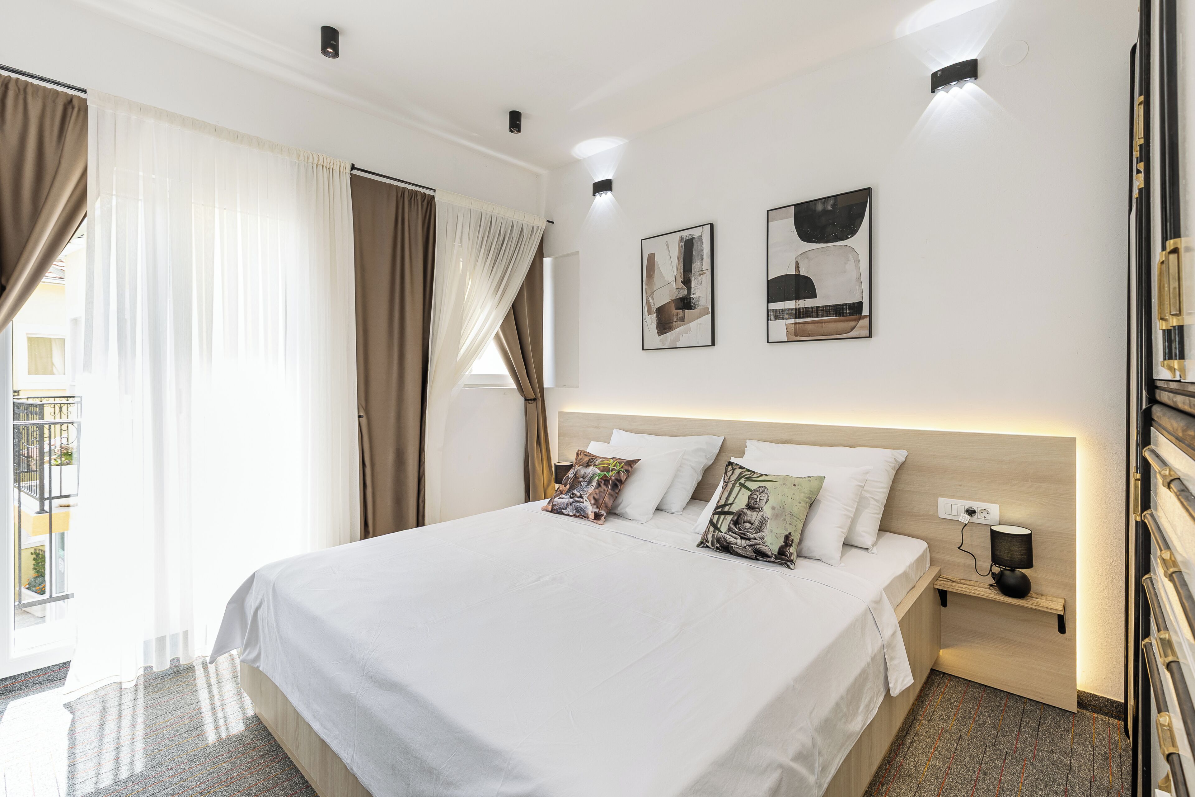 Familie suite | 1 slaapkamer, luxe beddengoed, bedden met traagschuimmatrassen