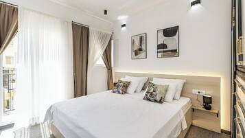 Familie suite | 1 slaapkamer, luxe beddengoed, bedden met traagschuimmatrassen