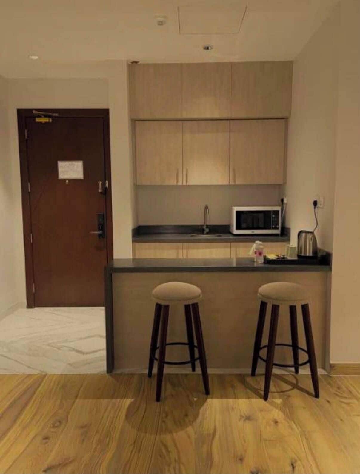 Suíte luxo, 1 quarto | Cozinha privada