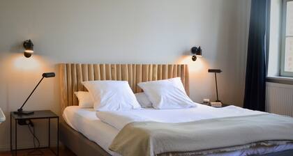 Double room in the Gasthaus am Finowkanal (former school from 1875).