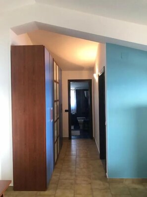 Basic Apartment, 1 Bedroom, Sea View | Living area | Flat-screen TV