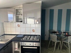 Basic Apartment, 1 Bedroom, Sea View | Private kitchen | Electric kettle