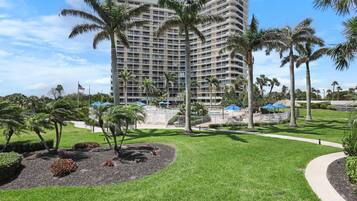 Condo, Multiple Beds (Rare walkout unit with private stairc) | Property grounds