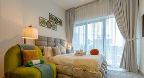 1 slaapkamer, een strijkplank/strijkijzer, wifi, beddengoed