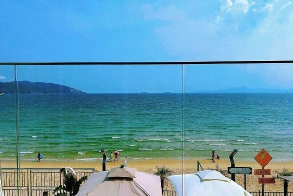 Uitzicht vanuit accommodatie