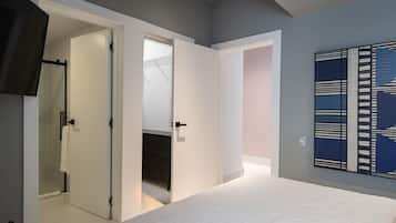 Apartemen Premier | Tirai kedap cahaya dan Wi-Fi gratis