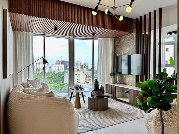 Deluxe Apartment | Living area