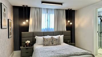 Deluxe-Apartment | Verdunkelungsvorhänge, kostenloses WLAN