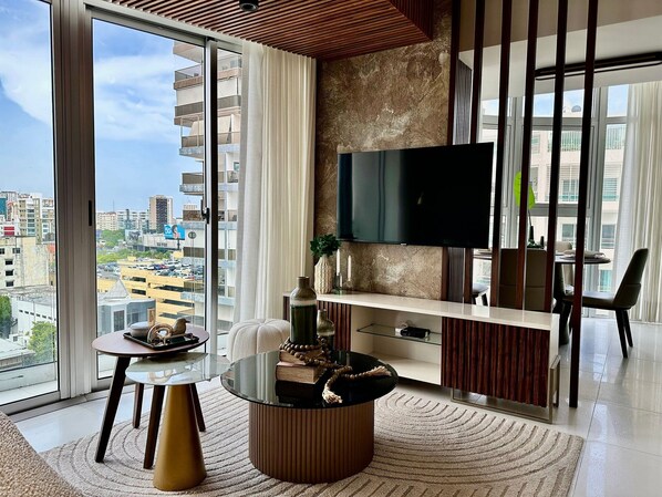 Departamento Deluxe | Área de sala de estar