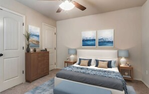 3 chambres, fer et planche à repasser, Wi-Fi, draps fournis