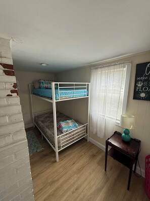 3 bedrooms, iron/ironing board, travel cot, WiFi