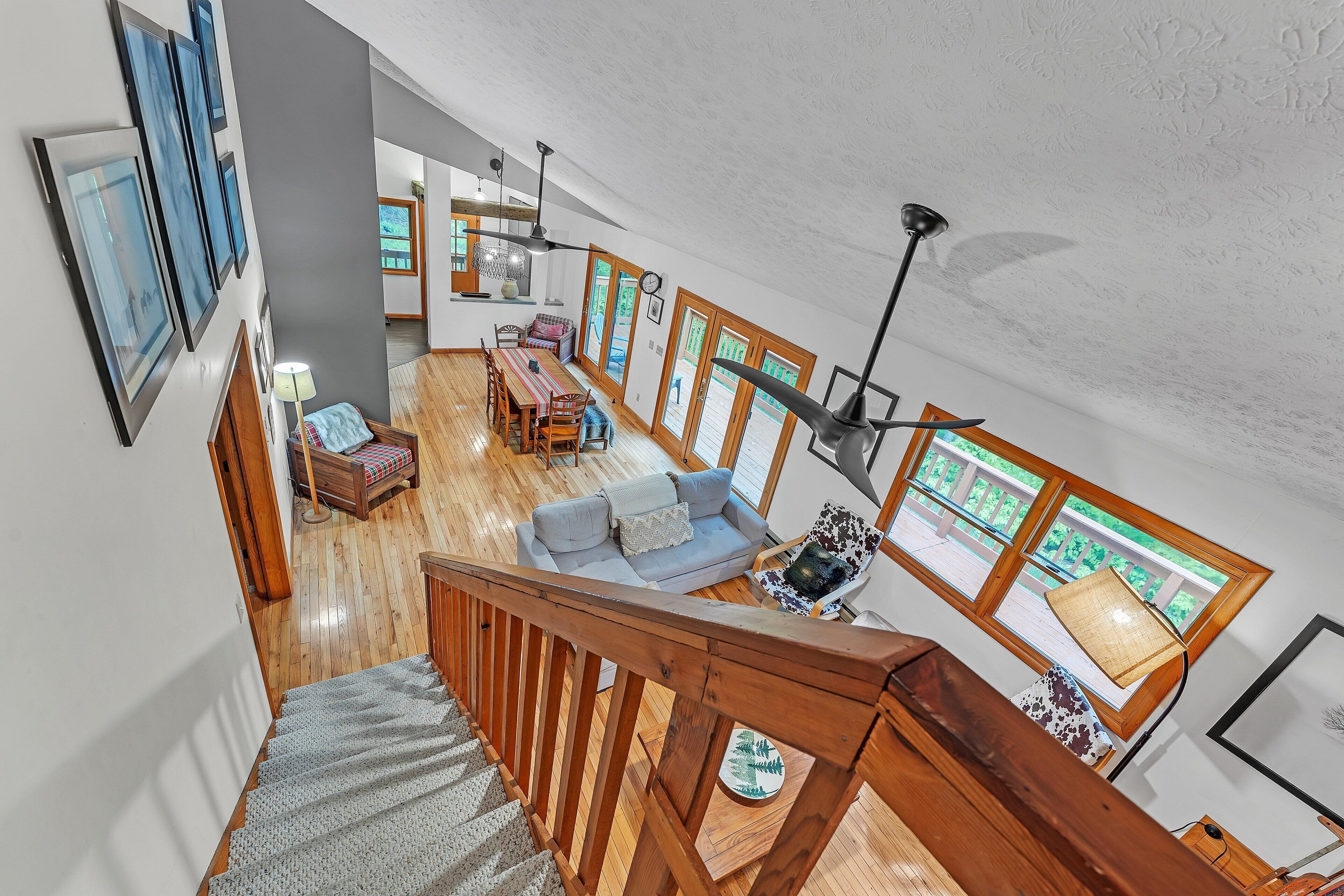 TV, fireplace, DVD player