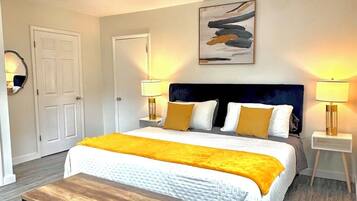 2 bedrooms, iron/ironing board, travel crib, free WiFi