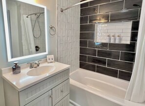 Hair dryer, towels