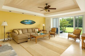 Living room - Islands at Mauna Lani Collection by KBM - 2 Units (d3/e4) (Kamuela)