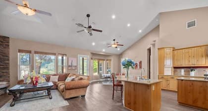 Bright Family Getaway Mountain Views Outdoor Living