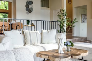 House, Multiple Beds, Patio, Mountain View (10961 North Tustin) | Living area | 42-inch flat-screen TV with digital channels