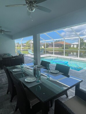 Pool - 2 BR Canal-Front Paradise, Heated Pool, Beaches & Gulf Coast (Rotonda West)