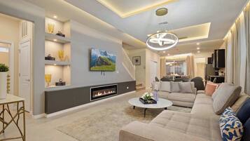 Rumah, Beberapa Tempat Tidur, akses ke kolam renang, pemandangan kolam renang (16226TW WCR) | Area keluarga | Televisi layar datar 42-inci dengan saluran TV digital