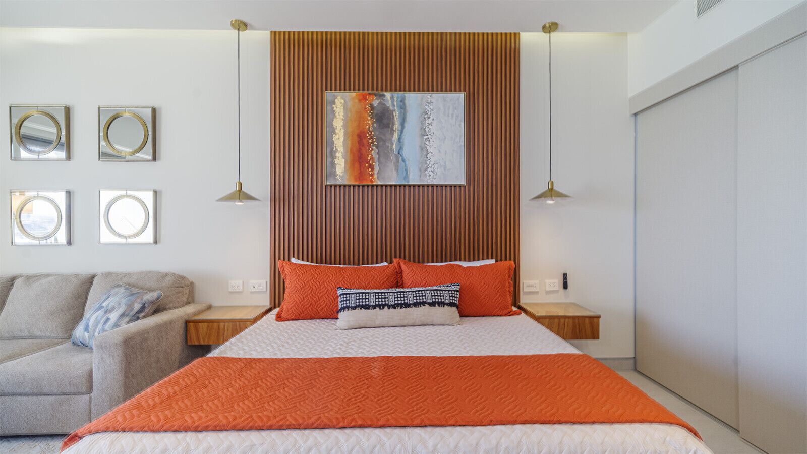 1 slaapkamer, een strijkplank/strijkijzer, gratis wifi, beddengoed