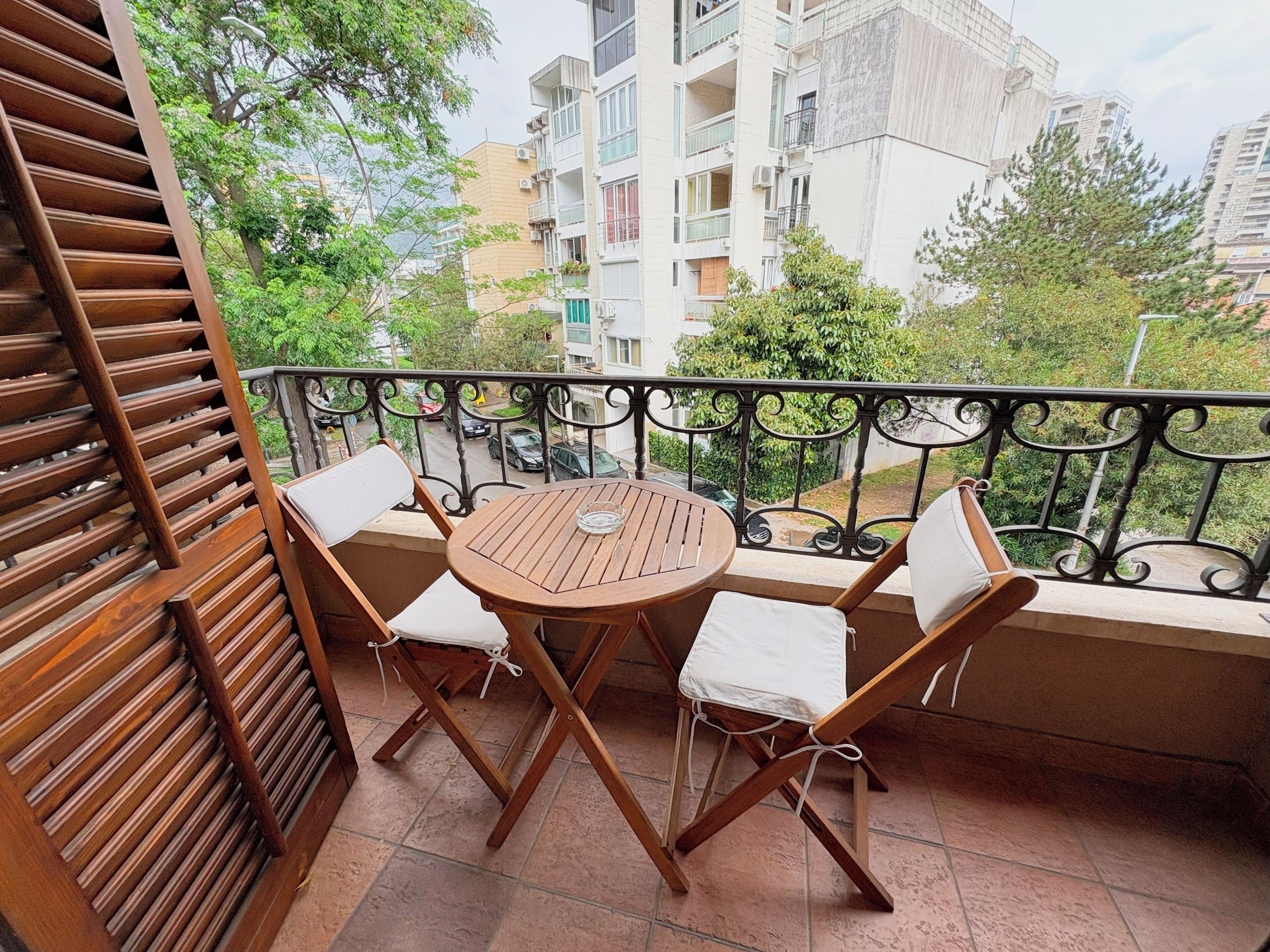 Standard-Zweibettzimmer, Balkon, Stadtblick | Blick auf die Straße