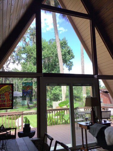 2-bedroom A-frame house in beautiful oasis, Fort McCoy.