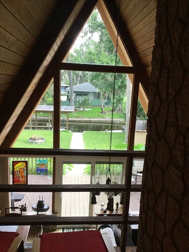 2-bedroom A-frame house in beautiful oasis, Fort McCoy.