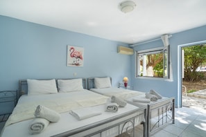 2 chambres, accĂšs au Wi-Fi (inclus), literie fournie