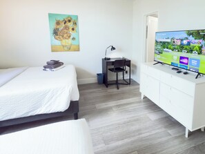 1 室のベッドルーム、セーフティボックス (室内)、アイロン / アイロン台、WiFi (無料)
