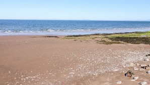 A beach with a clear sky and calm sea. - Flat 2, Omega Court (Whitehaven)